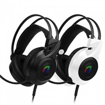 앱코 N460 가상 7.1 ENC 초경량 게이밍 헤드셋 화이트