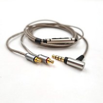 오디오 테크니카 ATH-LS200 LS300 E40 E50 E70 LS50 이어폰 교체 3.5mm 스테레오 케이블 실버 도금 와이어, 01 Microphone