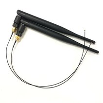 Ngff m.2 sma 인터페이스 6db 옴니 안테나 무선 라우터 네트워크 카드 2.4 ghz 5 5.8 듀얼 밴드 wifi mhf4, 한개옵션0