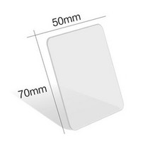 강력한 양면 접착 방수 접착 테이프 7x5cm 자국 방지 사진 벽 보조 양면 보류 고정, 50PCS