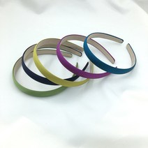 다해 샤틴 데일리용 기본 여자머리띠 일자 얇은머리띠 세안밴드 니트헤어밴드