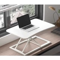 높이조절 스탠드 책상 거치형 모션데스크 서서 일하는, 공압식 무단 호버링 실버