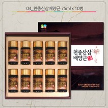 산수원 04_천종산삼배양근75ml x 10병 선물세트, 1개