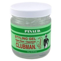 Clubman Pinaud 슈퍼 클리어 스타일링 젤 홀드 473.2ml(16온스) (2팩)