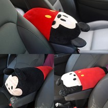 미키마우스 캐릭터 자동차 콘솔쿠션 택1 팔걸이 차량, 썸썸 미키 롱베개 (5535)