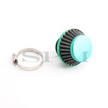 오토바이 필터35mm 가스 전동 자전거 푸시 미니 모토 포켓 바이크 ATV 쿼드 4 휠러 부품 용 에어 필터 클리, 09 42mm-Green