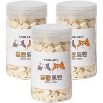 도란도란 동결건조 미니 트릿 반려동물 작은 큐브 간식, 가자미3개