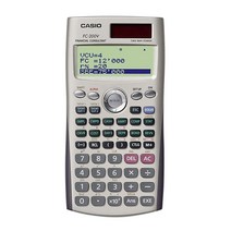 Casio 파이낸셜 계산기 포 라인 디스플레이 (FC-200V)