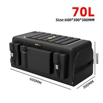 대용량 자동차 트렁크 정리 상자 옥스포드 천 접이식 보관 가방 다용도 도구, 70L ( 600x300x300 )