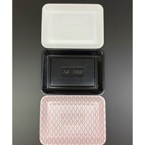 PSP 트레이 1001호 200EA 소량판매 PSP용기 (정육접시 반찬포장 떡포장 일회용 접시), 흰색
