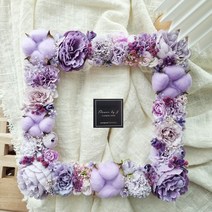 플라워바이제이 오스틴 납골당리스 봉안당리스 퍼플 성묘꽃 사각리스 명절꽃, 내부, 30cmX30cm