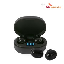 액센 SK120 조약돌 터치버튼장착 C타입충전 파스텔 5색 블루투스5.0이어폰, 화이트