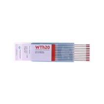 독일 정품 울프람 텅스텐 WTh20 토륨 타입 알곤 용접 전극봉 적색 10개입, 2.0