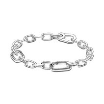 925 스털링 실버 겨울 Stil Mich Serie Armband Runde verliegelung Kette Frauen Mode Schmuck Geschenk, 03 18, 09 MB005