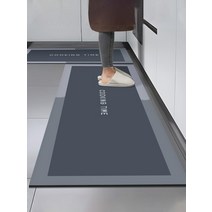 깔끔한 주방 바닥 매트 미끄럼 방지 피로예방 매트, 100cm-160cm, AB