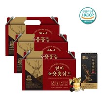 김문호 원장 국내산 천마 녹용홍삼보 70ml x 90포 녹용대환 x 30환 (명절선물)