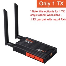200m HDMI 익스텐더 무선 전송 이미지 송신기 수신기 DSLR 카메라 비디오 캠코더 용 라이브 스트리밍 트랜, 1 Transmitter_영국 플러그