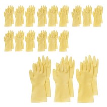 무인양품 MUJI 고무장갑 L 3켤레 6세트, 18개, 베이지