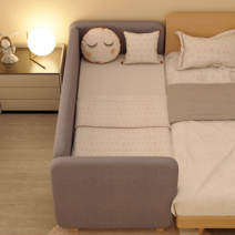 아기 연장침대 소파베드 아기침대 데이베드, 200x120x40CM 3면 가드레일