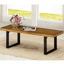 해피데이 원목유리테이블 소파 테이블, 엔틱