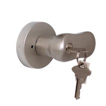 굿락 앙팡 방문 손잡이 실버, 1개