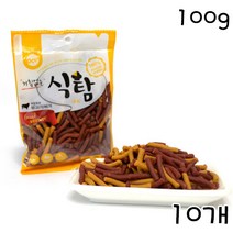 오션 거침없는 식탐 스틱형 강아지 간식 져키, 양고기버거, 10개