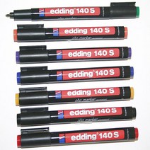 에딩 에딩e-140S 0.3mm OHP마카펜유성(1)-0.3mm 유성펜, 노랑색(S507065)