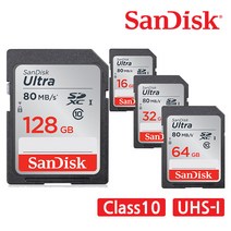 샌디스크 울트라 SD카드 CLASS10, Ultra SDXC 64GB