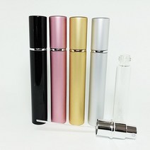 스윗바틀 메탈케이스 향수공병, 10ml 블랙, 1개