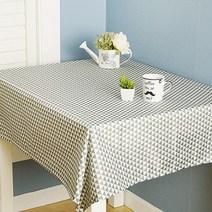 찬미디자인 D방수식탁보 미니삼각, 그레이, 정2인 108x108cm