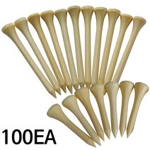 [카시야] 원목나무 골프티(100개입), 롱 100EA