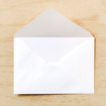 앳원스 켈리그라피 엽서 봉투, 20매, 백색