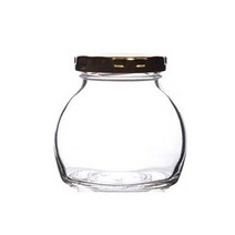 삼광유리 잼병 타원병 150ml, 타원병150ml-골드1개