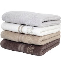 [송월타월] 샤보렌 그리드 세면타올(4장), 회색, 4개