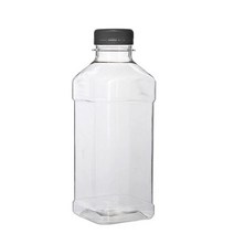 미르코리아 사각쥬스 페트병 브릿지 블랙, 500ml, 1개
