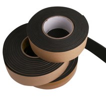 태영테크 EVA 흑 단면 스폰지 테이프 폭40mm, 두께 2mm x 길이 7.5M, 1개