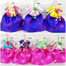 콩이네 리본 꽃과나비 한복방향제 만들기 DIY 패키지, 색상, 네이비