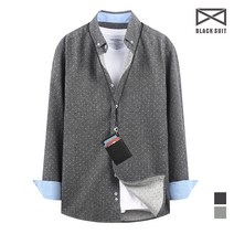 블랙수트 DLS-13 도트 체크 빅사이즈 남방
