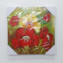 쇼핑아트 레드장미유화 액자, 혼합색상