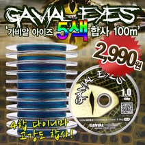 가비알 5색 가비알아이즈 합사, 1개
