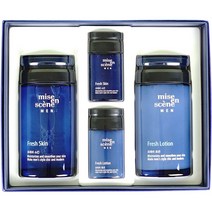미쟝센 멘 스킨 로션 기초 2종세트 남성 2종 세트, 스킨 140ml + 로션 140ml 기초세트, 1세트