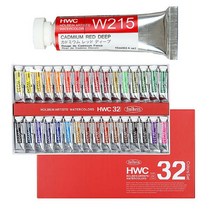 홀베인 수채화 물감/HWC/15ml/전문가용 수채물감/holbein, 낱색A W206 PYRROLE RUBIN