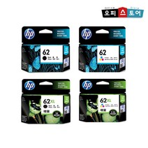 HP No.62 정품잉크, 컬러, 1개