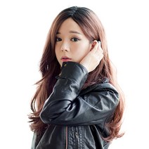 가발나라 전체가발 그라데이션 스킨 내츄럴 발롱 펌 통가발, 미디엄아이스블론드, 1개