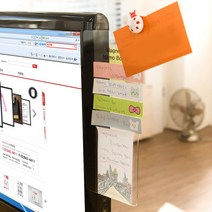 팝오피스 모니터메모보드 모니터메모 컴퓨터메모보드 명함꽂이 모니터 메모보드, AF2002:모니터메모보드(자석)우, 1개입