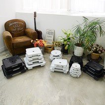 심폼 서랍식 화분 물받침대, 원형 화이트, 1개