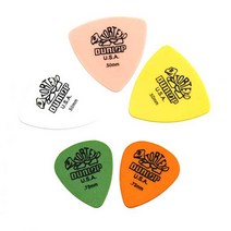 마틴 던롭 펜더 깁슨 외 기타 피크 엄지피크 가죽피크 OEM, 선택02-던롭피크 0.46mm(10개), 1개