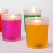 워터캔들+심지+캔들용기 구성! 초간단 DIY 워터캔들세트, 1개, 선택3-1 워터캔들 원형램프(S사이즈_80ml)