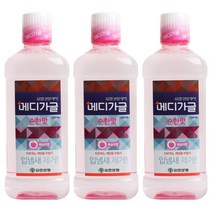 유한양행 유한덴탈케어 메디가글 순한맛 (복숭아향) 구강청결제, 750ml, 3개