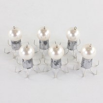 오기몰 낚시 쭈꾸미 애자 진주 에기, 6개입, 40g
